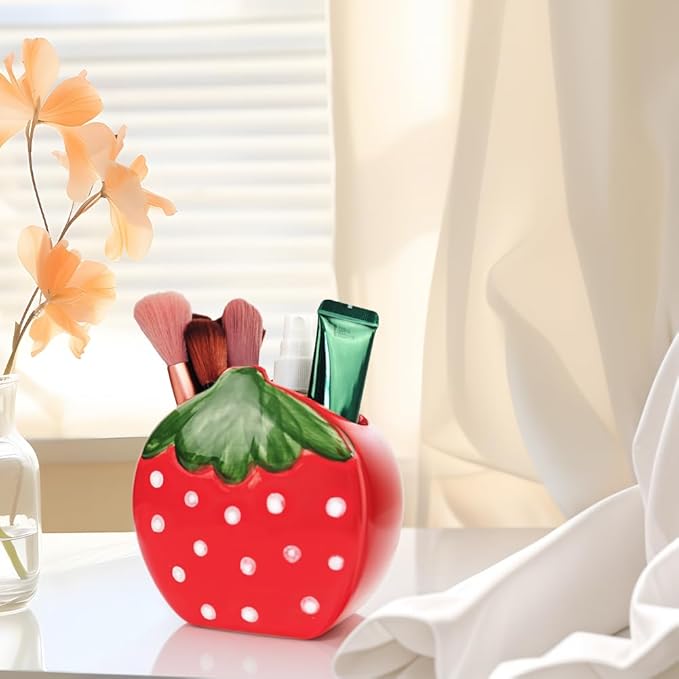 Pen Pencil Holder Ceramic Cup Container Desk Organizer Stand Decor Brush Scissor Holder Decoration For Office Home School