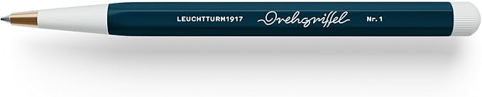 LEUCHTTURM1917 372218 No.1 Brass Aluminium Gel Pen with Black Ink Design Award-winning Deep Sea