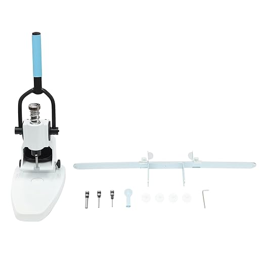 High Capacity Paper Hole Puncher, Manual Single Hole Punching Machine, Punches up to 300 Sheets for Home, Office or Schools Drill Diameter 3/4/8mm