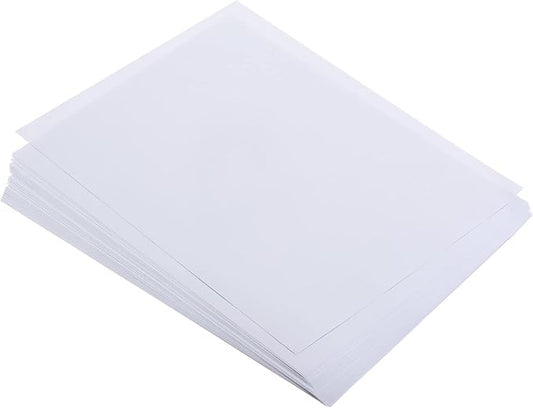 MECCANIXITY 25 Sheets Colored Copy Paper 8.5 x 11 Inch Printer Paper 80gsm White for Office Printing, Document Copying, Invitations, Forms, Art Projects