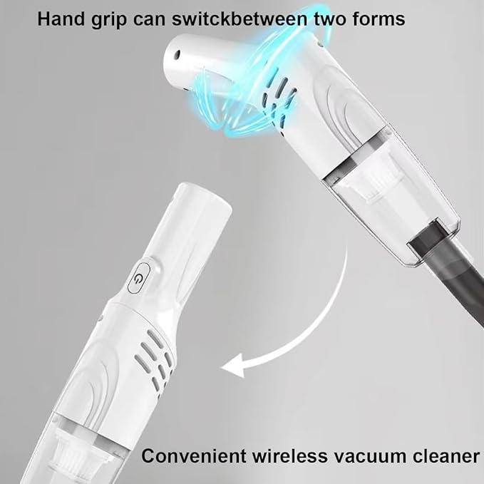 2026 New Stick Vacuum Cordless Rechargeable, Carpet Shampooer Machine Deep Cleaner, Cordless Vacuum Cleaners for Home, Powerful Smart 2-in-1 Vacuuming & Mopping for Car, Office & Home Cleaning (2Set)