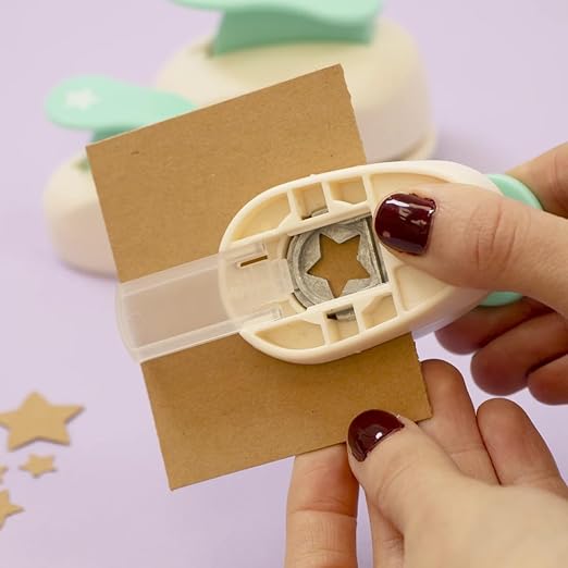 Craftelier - 5/8 Inch Star Hole Punch with Lever Press – Star Hole Puncher for Paper Crafts | Punch for Scrapbooking, DIY Cards & Journals | Hole Punch Shapes for Paper & Cardstock.