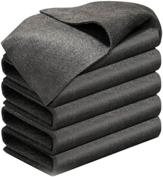 Fliwos Thickened Magic Cleaning Cloth, 2026 New Reusable Glass Wiping Cloths, Streak Free Cleaning Cloths, Multipurpose Microfiber Cleaning Rags Towels for Kitchen, Window and Car Glass (5, 12×12 in)