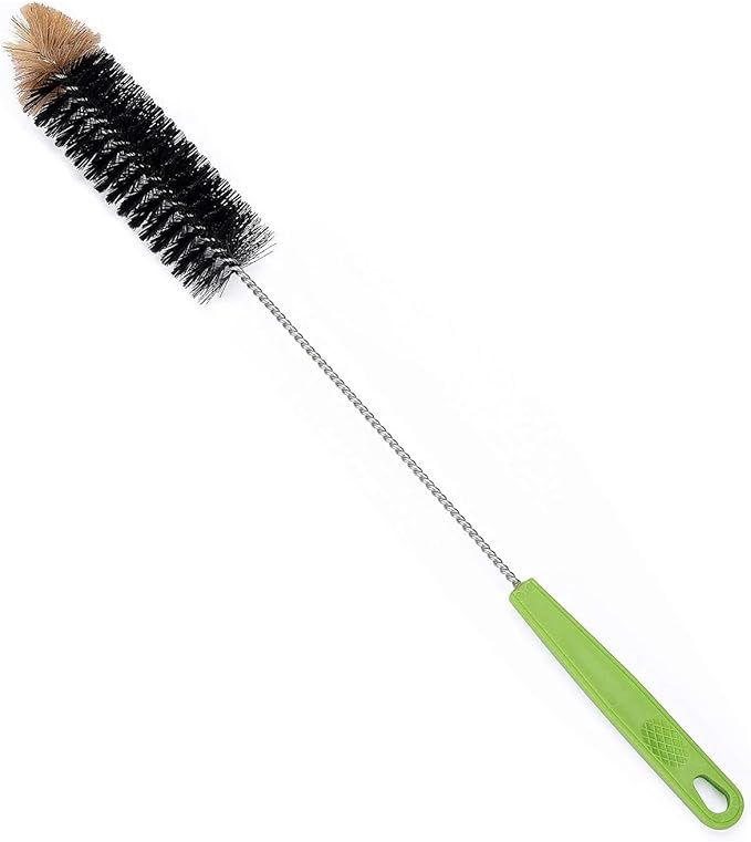 Bottle Brush, Bendable Long Handle Cleaner Brushes for Cleaning Neck Bottles, Baby Bottles, Water Bottles, Tumblers, Flask, Bird Feeder, Vase and Home Kitchen Sink Cleaning Brush