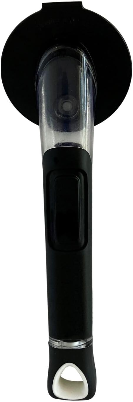 The Original Smiling Handle with Soap Dispensing for Scrub Daddy (Reg. TM) Sponge and Scrub Moji Sponge (Black)
