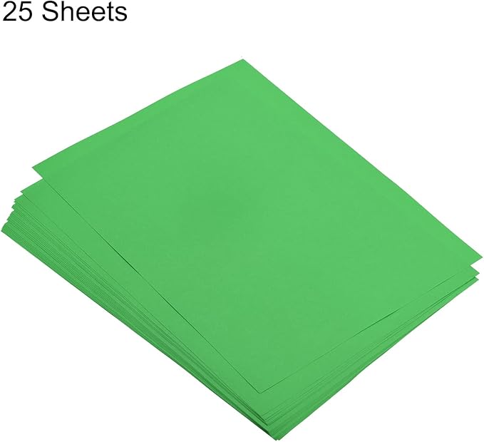 MECCANIXITY 25 Sheets Colored Copy Paper 8.5 x 11 Inch Printer Paper 80gsm Emerald Green for Office Printing, Document Copying, Invitations, Forms, Art Projects