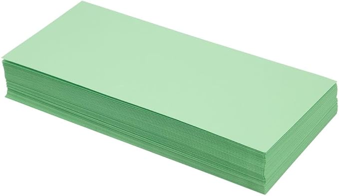 LUXPaper #10 Business Envelopes | 4 1/8" x 9 1/2" | Pastel Green | 60lb. Text | 50 Qty