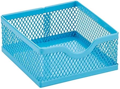 Annova Mesh Desk Organizer Office with 7 Compartments + Drawer/Desk Tidy Candy/Pen Holder/Multifunctional Organizer (Blue)