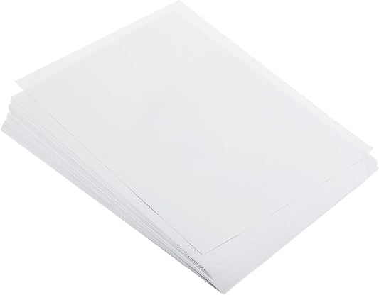 MECCANIXITY 25 Sheets Colored Copy Paper 8.3 x 5.8 Inch Printer Paper 80gsm White for Office Printing, Document Copying, Invitations, Forms, Art Projects