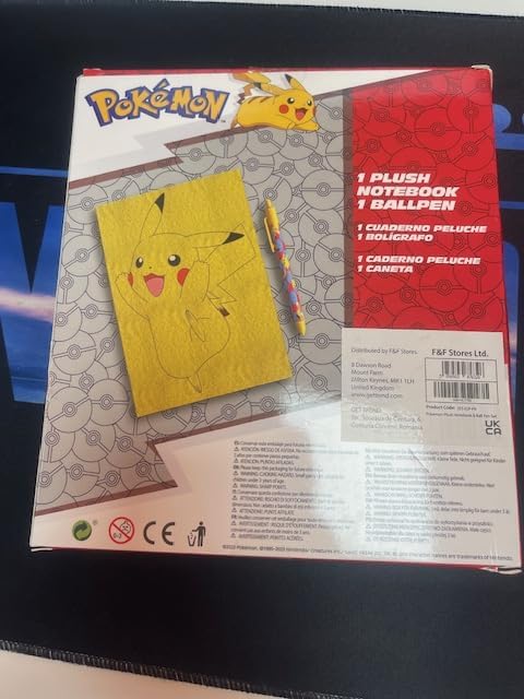 Pokemon Journal Set for Kids Teens Diary with Lock or Notebook with Pen Secret Diary School Supplies Pikachu Cute Stuff Gifts for Kids(Notebook/Ballpen Set)