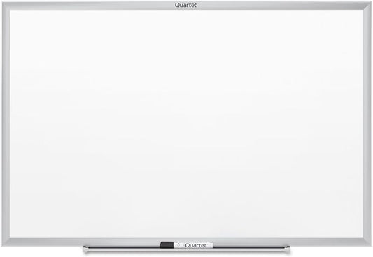 Quartet Whiteboard, Non-Magnetic Dry Erase White Board, 2' x 1.5', Total Erase, Silver Aluminum Frame (S531)