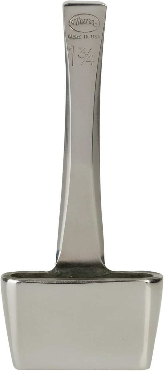 Weaver Supply Steel Oblong Leather Punch, Polished Hole Puncher for Cutting All Kinds of Webbing and More, Professional Punching Tool