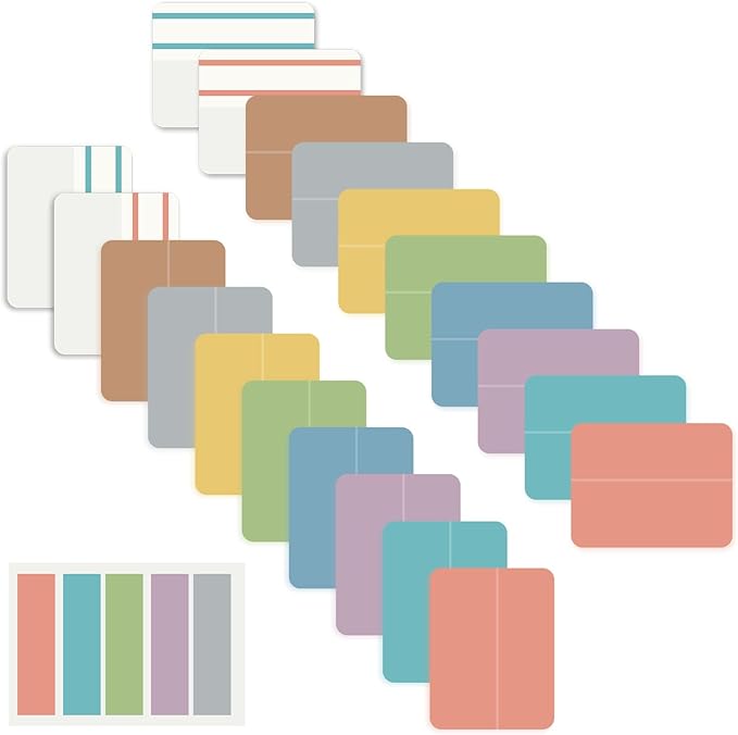 ELII 500 PCS Tabs for Annotating Books, Clear Book Tabs Sticky Index Tabs Sticky Notes,Labels for Pages Notebooks