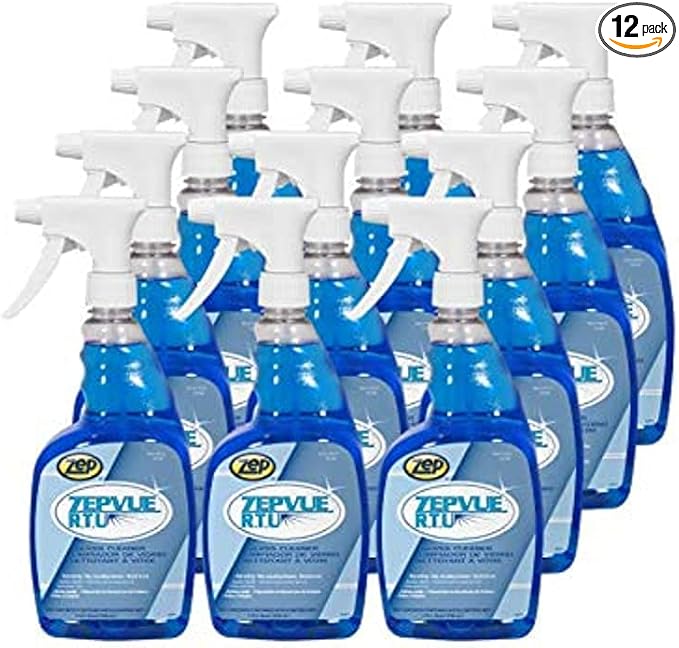 Zep ZepVue Ready To Use Glass Cleaner - 1 Quart (Case of 12) 101001