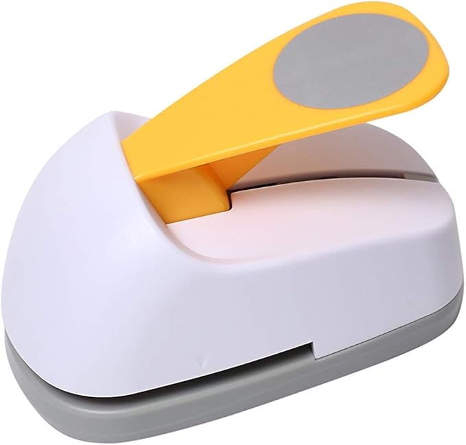 Craft Lever Punch 3 inch Circle Punch Circular Single Hole Punch Professional Tool for Paper Crafting DIY Projects，Gifts，Stationery，Education，Greeting Cards Arts Fun Projects