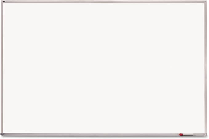 Quartet Magnetic Dry Erase White Board, 8' x 4' Whiteboard, Porcelain Surface Will Not Stain or Ghost, Silver Aluminum Frame (PPA408)