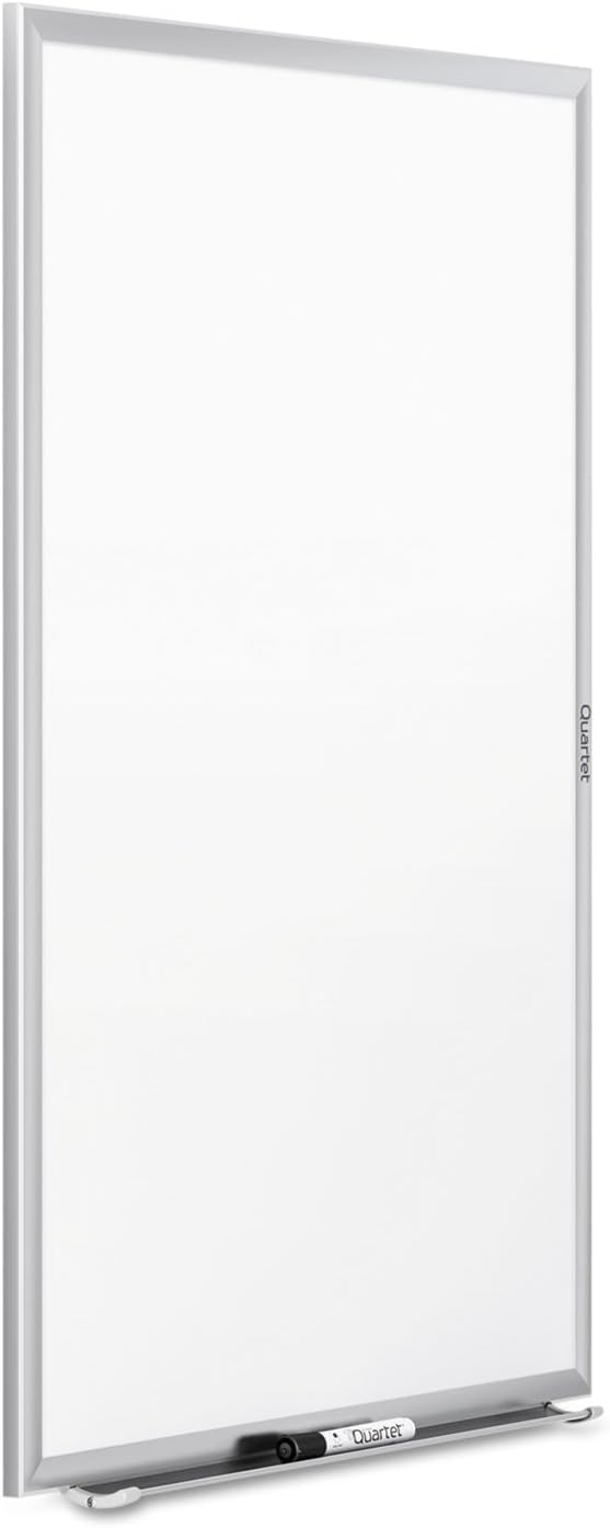 Quartet Whiteboard, Non-Magnetic Dry Erase White Board, 2' x 1.5', Total Erase, Silver Aluminum Frame (S531)