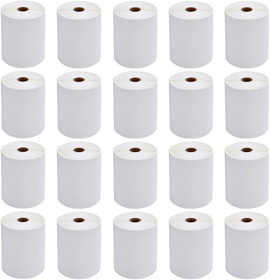 FungLam Thermal Labels 4x6 Direct Thermal Shipping Labels, 20 Rolls with 250 Labels/Roll, 1'' Core, Compatible Zebra 2844 ZP-450 ZP-500 ZP-505 Thermal Printer Label