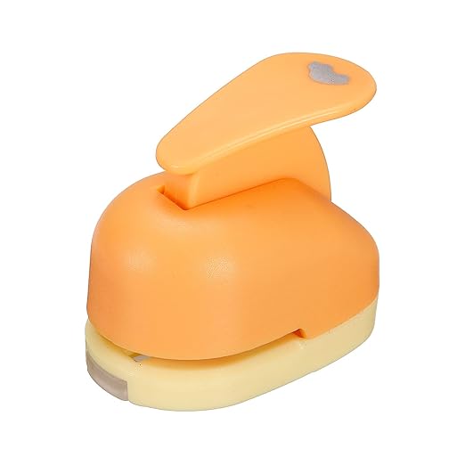 PATIKIL 1.3" x 2" Paper Punch Shapes, Mini Hole Puncher Car Shape for DIY Craft Supplies Scrapbook Cards Tags, Orange