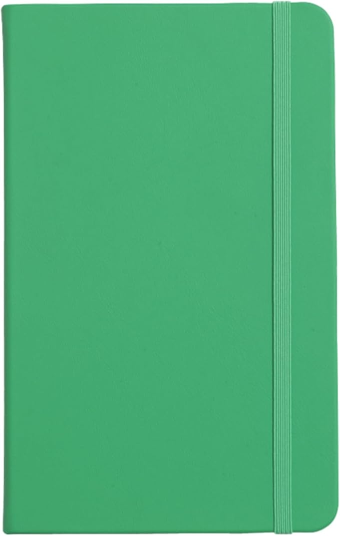 Papier Everyday Notebook - Green, 5” x 8.25” | Lined Journal Book with Expandable Back Pocket | For Note Taking, Journalling, List Making, School, University Essentials or the Office | FSC Paper