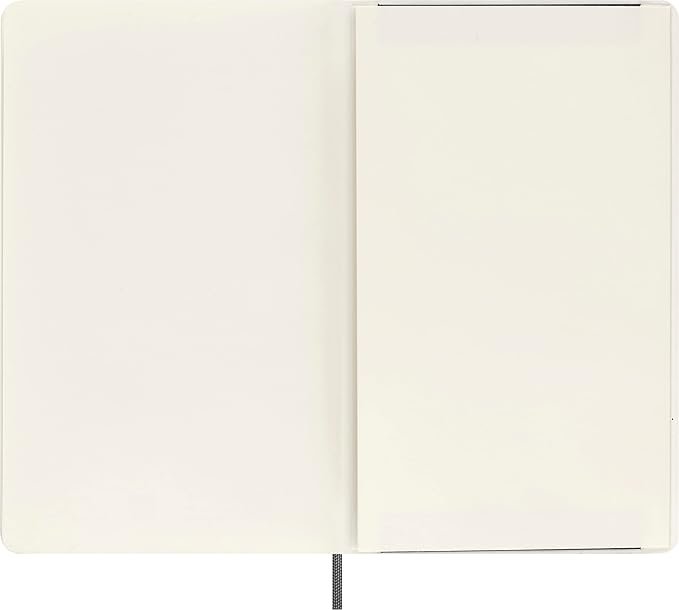 Moleskine Smart Notebook, Large, Ruled, Black, Soft Cover (5 x 8.25)