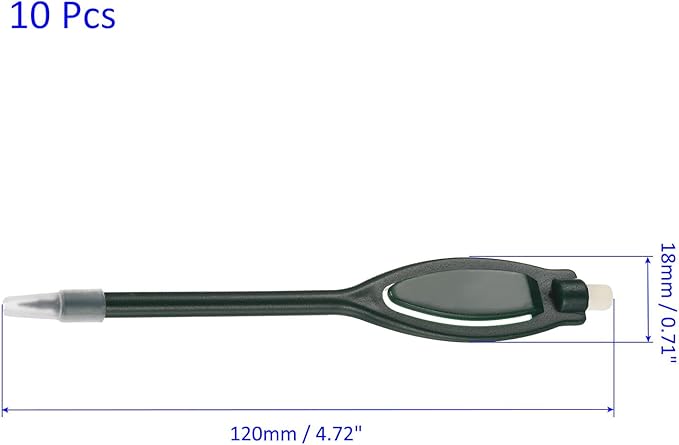 Golf Scoring Pencils with Eraser - Golf Marker Pens, Oval Handle with Clip, Apply to Golf Events