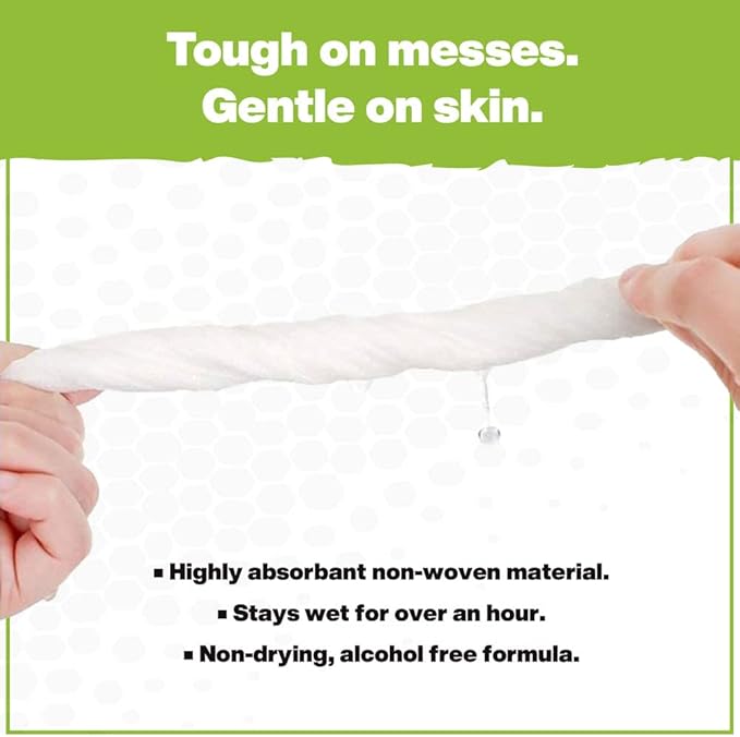Crocodile Cloth Original Cleaning Wipes – 50 (15” x 10”) Hand & Tool Industrial Cleaning Wipes – Large Multi-Surface Cleaning Cloths, Water-Based Solution with Extreme Cleaning Power — Safe on Skin