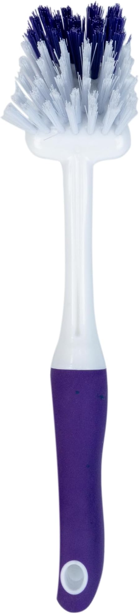 Fabuloso Tile Brush with Spot Scrubber – Bathroom Cleaning Brush with Medium Bristles, Shower Scrubber, and Hanging Hole