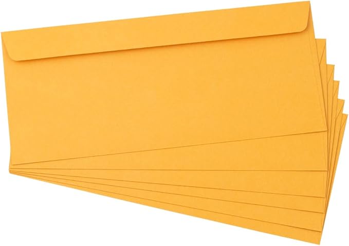 JAM PAPER #12 Envelopes - 4 3/4 x 11 - Brown Kraft Manila - Bulk 250/Box