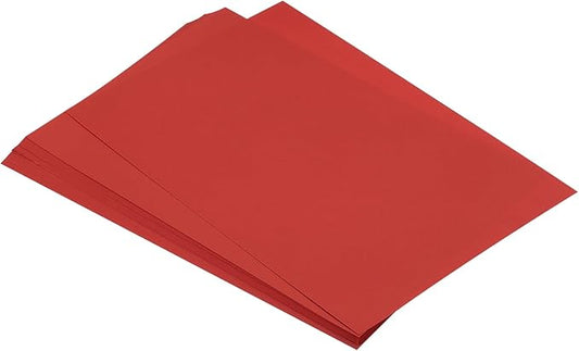 MECCANIXITY 75 Sheets A4 Colored Print Copy Paper 8.5" x 11" Origami Paper Printer Paper 80gsm for Printing, Document Copying, Art Craft, Red