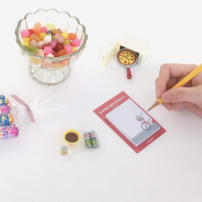 Monolike Playing Days Sticky-It - 5p Set Self-Adhesive Memo Pad 50 Sheets