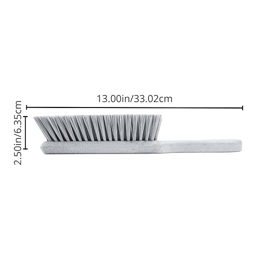 SPARTA Handheld Soft Counter Brush 8 Inch Bristle Span, Multi-Use Dust Brush with 5 Inch Handle for Tables, Countertops, and Delicate Surfaces, Polyester, Green, (Pack of 6)