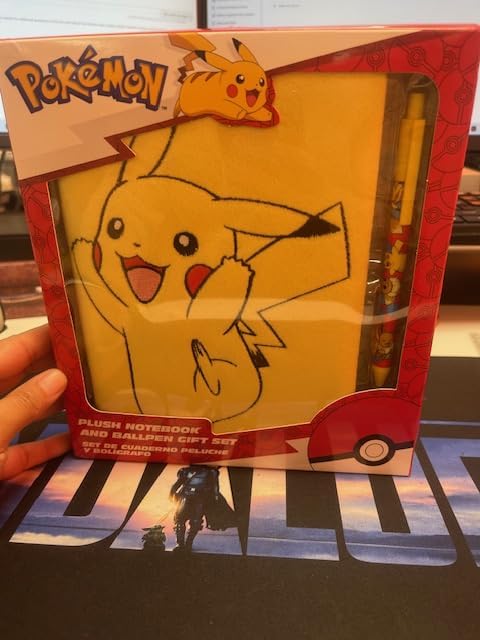 Pokemon Journal Set for Kids Teens Diary with Lock or Notebook with Pen Secret Diary School Supplies Pikachu Cute Stuff Gifts for Kids(Notebook/Ballpen Set)