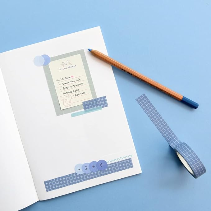 Monolike Story Town Sticky-it - 6p Set Self-Adhesive Memo Pad 50 Sheets