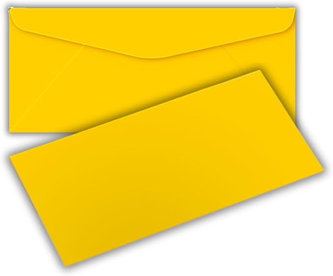 #10 Envelopes Gummed Self-Adhesive Closure - 100 Envelopes