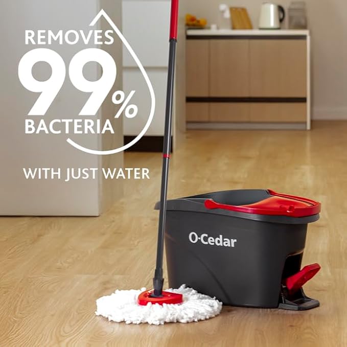 O-Cedar EasyWring Spin Mop Head Refill (Pack of 6)