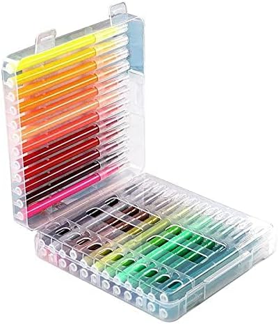KINGART 36 Watercolor Brush Markers Set: Flexible Tip Pens for Coloring Books, Calligraphy, Doodling, Manga & Painting