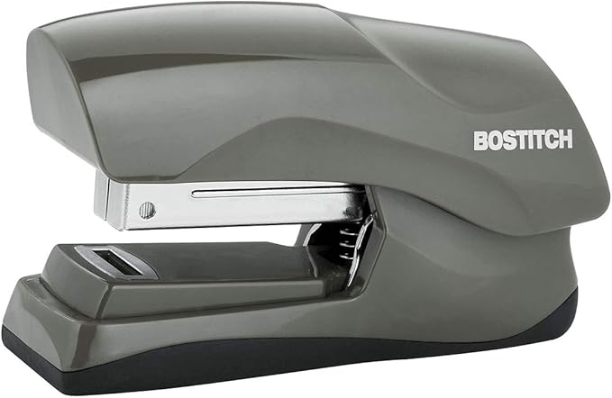Bostitch Office Heavy Duty Stapler, 40 Sheet Capacity, No Jam, Half Strip, Fits into the Palm of Your Hand, For Classroom, Office or Desk, Gray