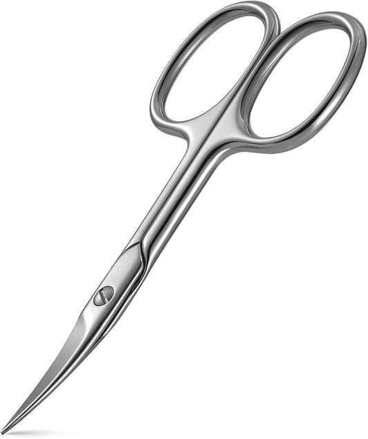 BEZOX Nail Scissors with Sharp Curved Blade - Nail Maintenance Toenail and Fingernail Scissor with Ergonomic Design for Men & Women