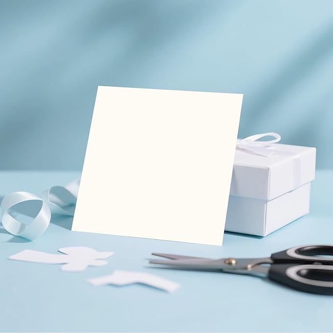 160 Sheets Cardstock Paper 8.5 x 11 Heavyweight Weight 200gsm Off-white Card Stock Paper Printing, Crafts, Invitations Smooth Printer Cardstock Paper Bulk Construction Paper DIY & Professional Use