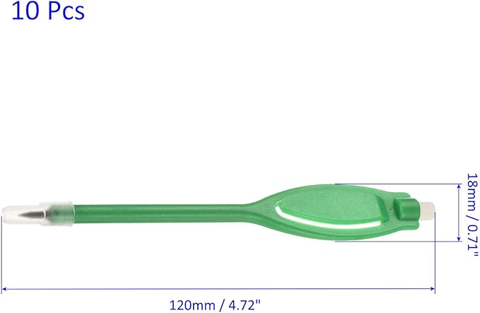 Golf Scoring Pencils with Eraser - Golf Marker Pens, Oval Handle with Clip, Apply to Golf Events