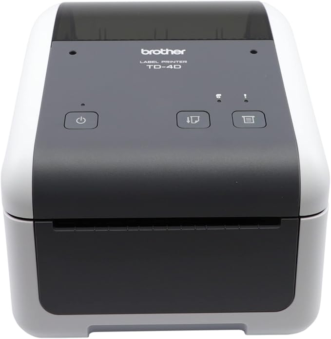 Brother TD-4210D 4-inch Entry Level Direct Thermal Desktop Printer, Print Labels and Receipts, 203dpi, 5ips, USB 2.0