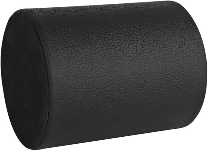 Pen Pencil Holder Cup Container PU Leather Desk Organizer Stand Decor Brush Scissor Holder Decoration Office Desk Home School (3.3" x 3.3" x 4", Black)