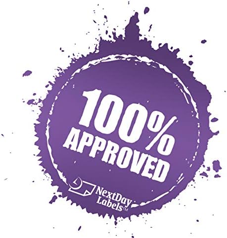 NextDayLabels - 8-1/2 x 11 Neon Color High Light Fluorescent Labels for Laser & Inkjet Printer (Blue Fluorescent, 8-1/2" x 5-1/2" - 2 Per Page | 200 Labels)