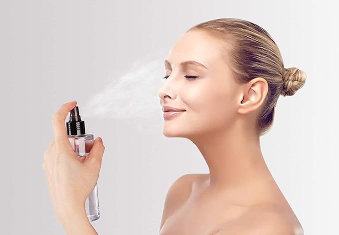 Yebeauty 6.8oz Empty Spray Bottles for Essential Oils, Refillable Clear Plastic Misting Spray Bottles Atomizer Fine Mister Spray Bottle for Beauty Products, Cleaning, Pack of 2