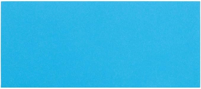 LUXPaper #10 Business Envelopes | Peel & Press | 4 1/8" x 9 1/2" | Bright Blue | 60lb. Text | 50 Qty