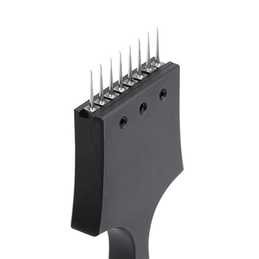 WUTA Removable Leather Hole Punch,Versatile Leather Stitching Punch,Leather Hole Punch Tool Set,Leather Stitch Punch for Leather Stitching Punch Craft DIY（Adapter-3mm 10hole）