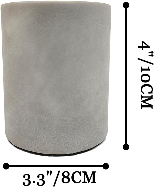 Pen Pencil Holder Cup Container Leather Desk Organizer Stand Decor Brush Scissor Holder Decoration Office Desk Home School