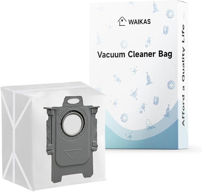 6 Pack Q5 Vacuum Bags for Roborock Q7 M5+, Q10 S5+, Q5 Max+, Q10 X5+, Q8 MAX+, Q7 MAX+, S7 Max Ultra, S8+ Robot Vacuum - Disposable Dirt Disposal Bags
