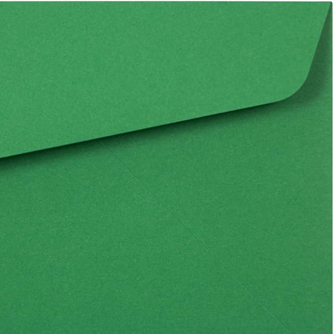 JAM PAPER #10 Business Colored Envelopes - 4 1/8 x 9 1/2 - Green Recycled - 50/Pack